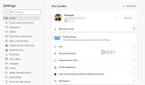 Microsoft Edge settings menu