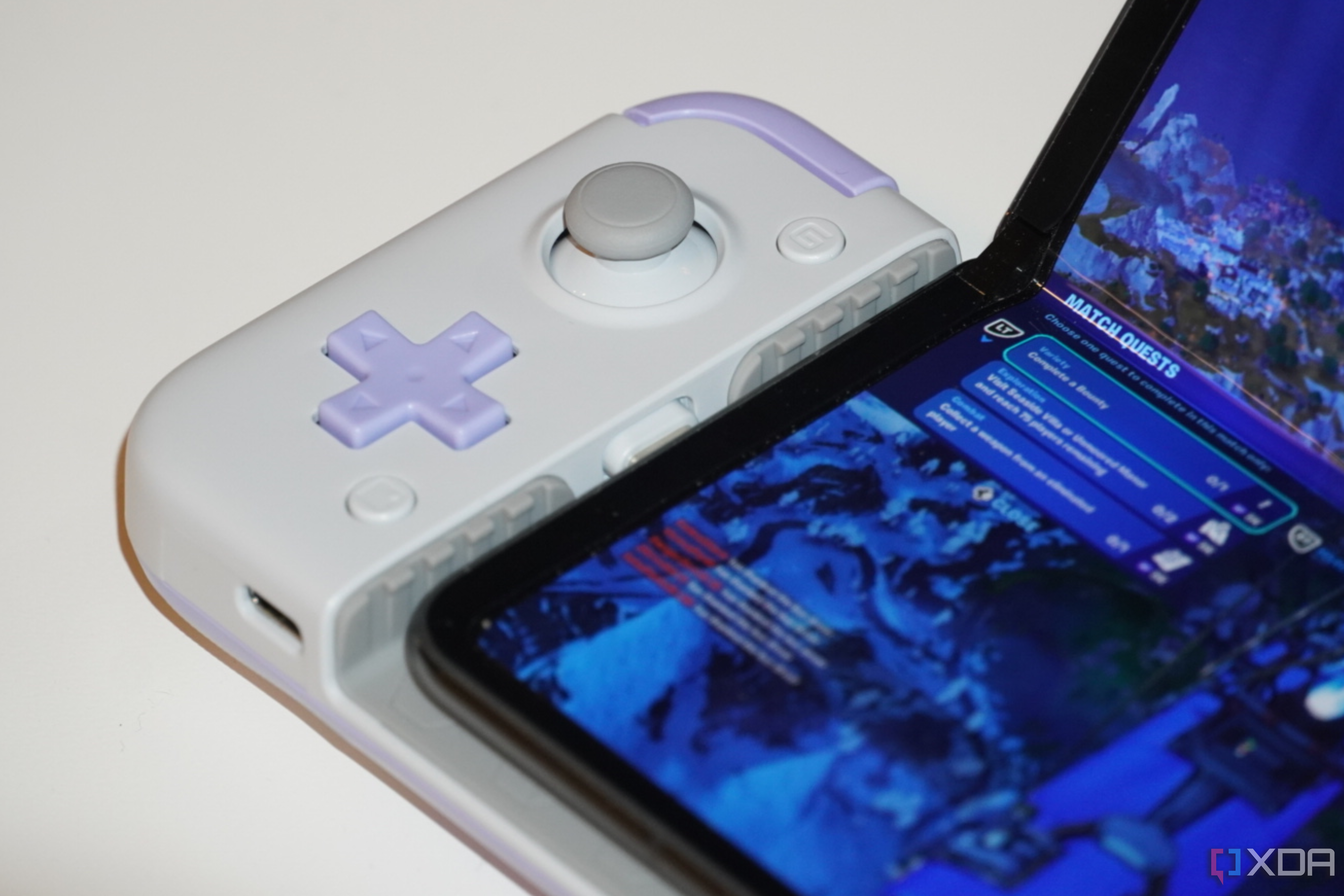 The left side of the GameSir X2s.