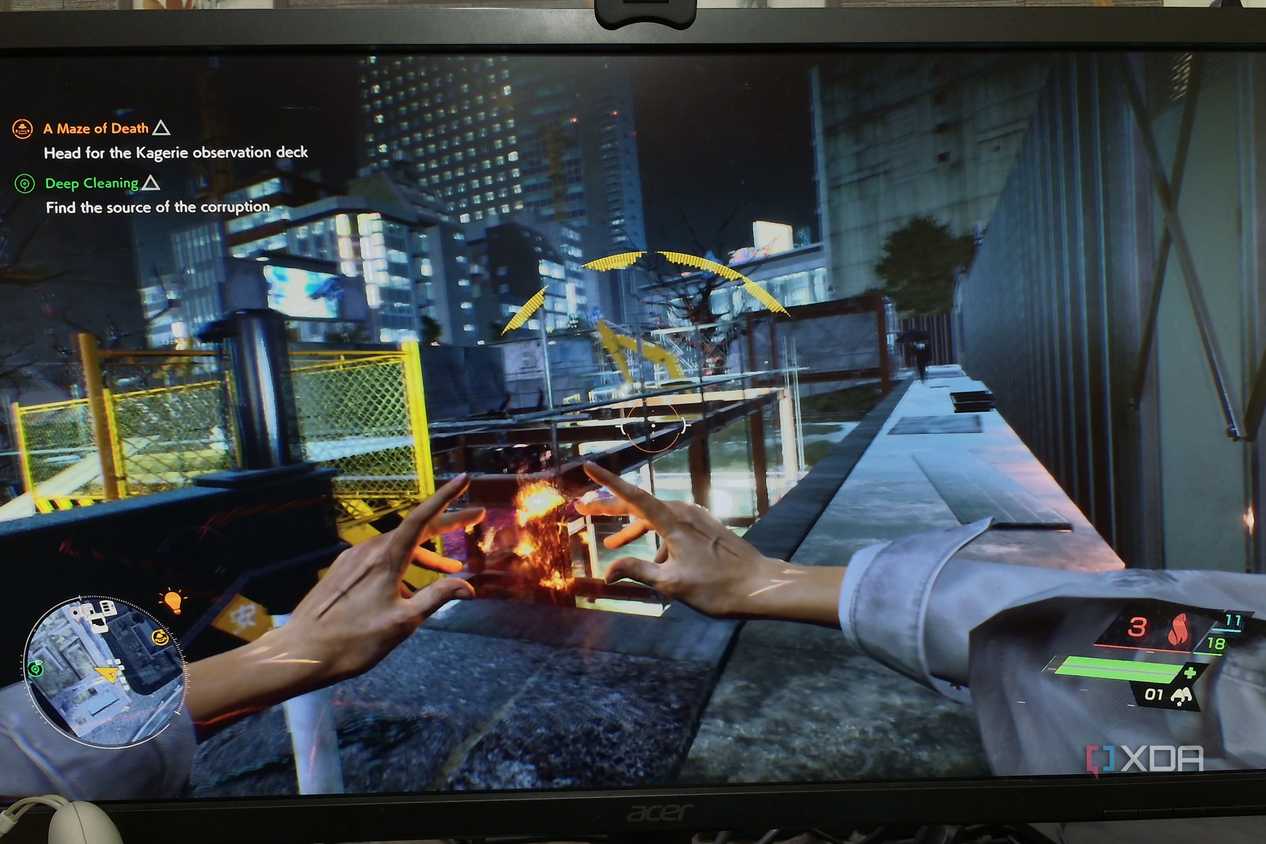 Ghostwire Tokyo running on the Quest 2 via UEVR Injector