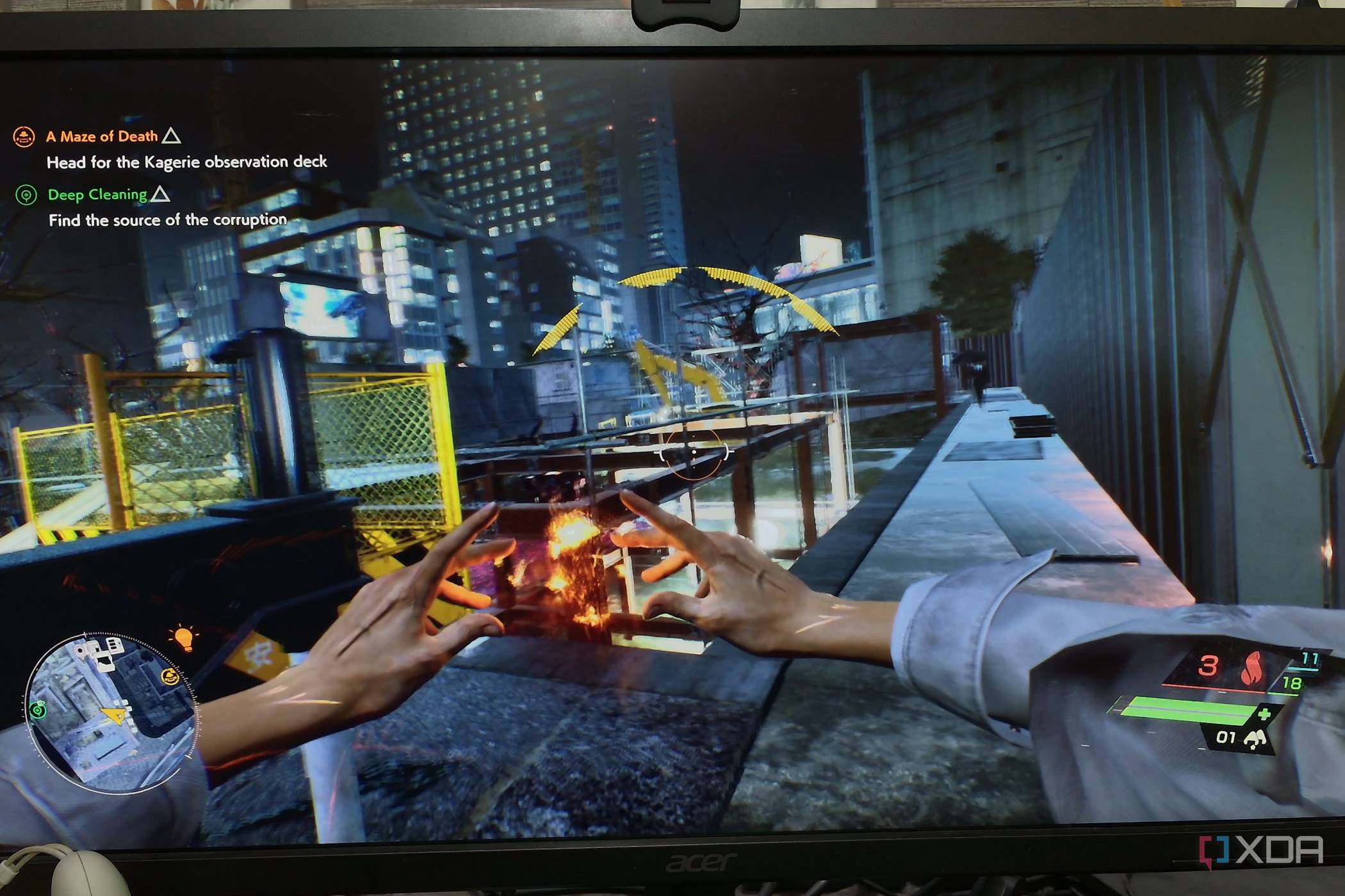 Ghostwire Tokyo running on the Quest 2 via UEVR Injector