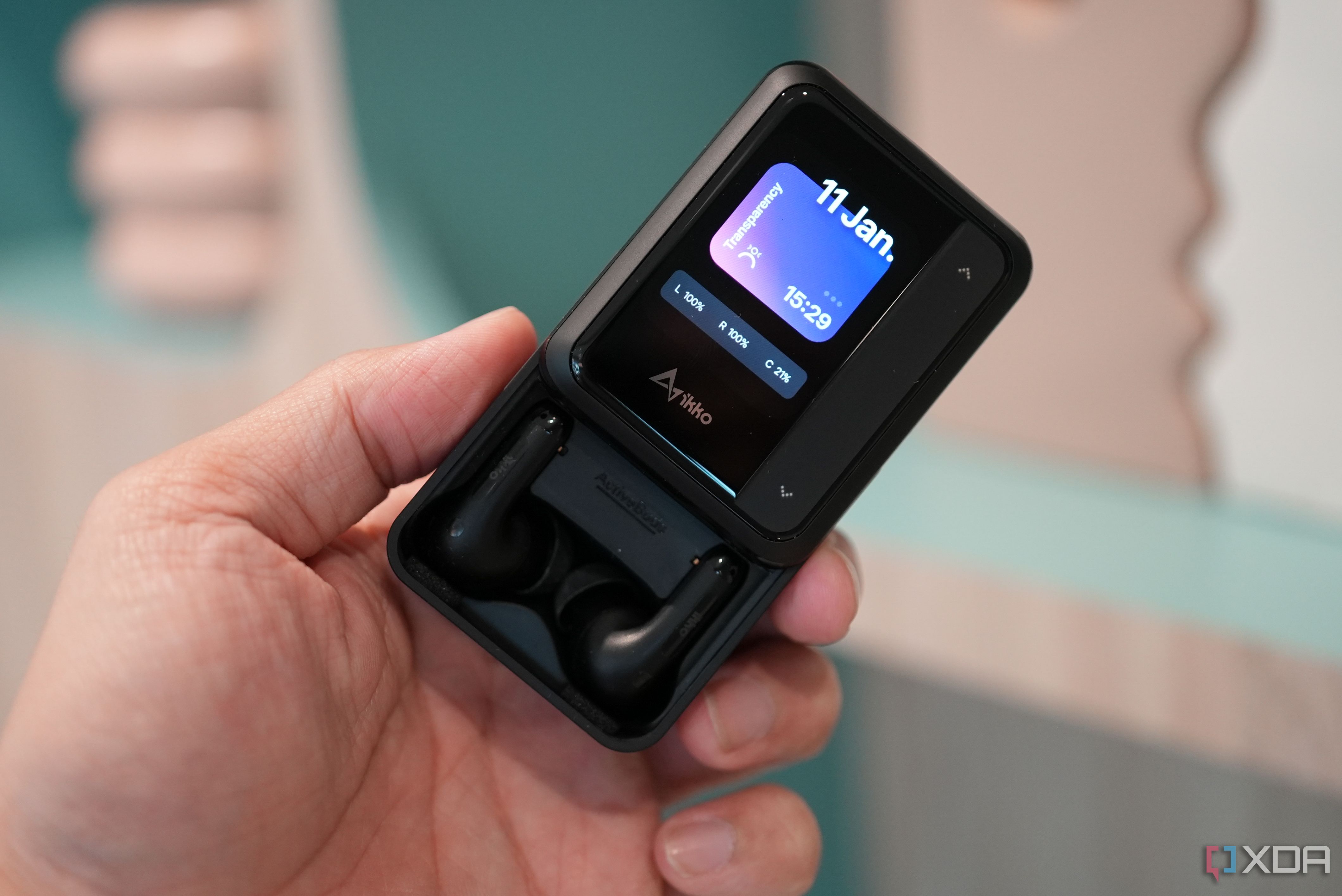 Ikko ActiveBuds review: The case is a tiny Android phone, but why?