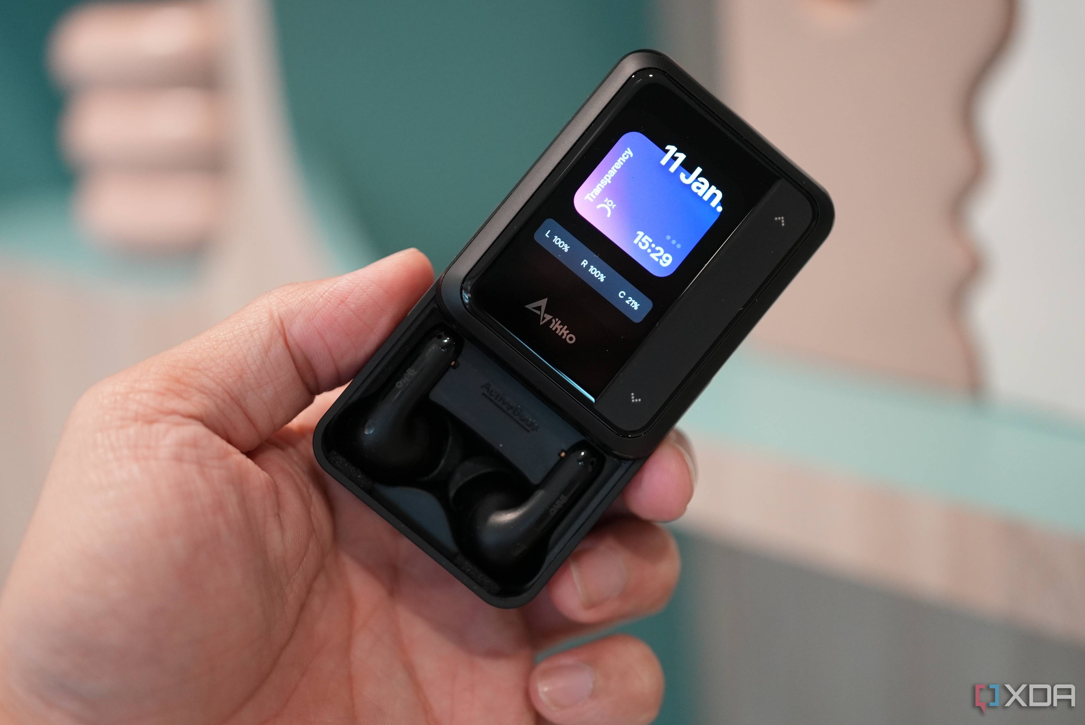 Activebuds Ikko ActiveBuds review: The case is a tiny Android phone, but why?