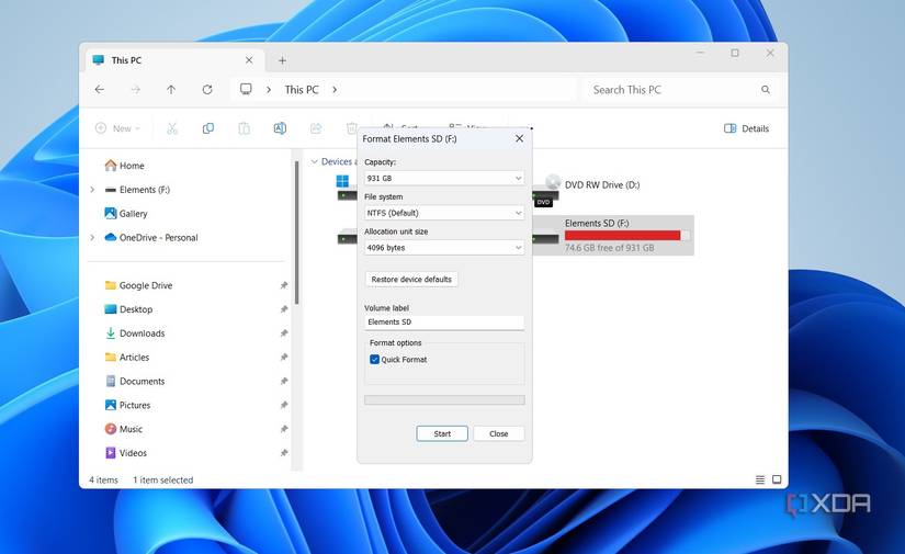How to install games to an SD card on the Asus ROG Ally