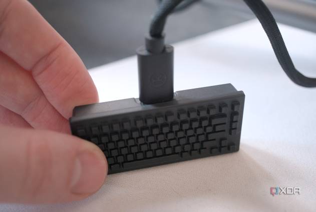 Close-up view of the Keychron wireless receiver