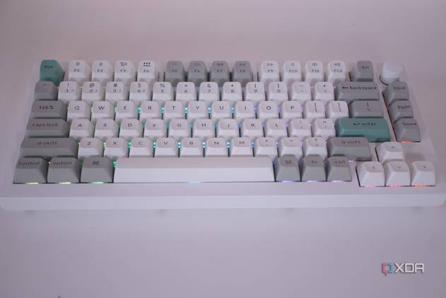 Keychron Q1 Max with its RGB enabled