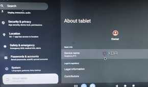 The LineageOS settings displaying Raspberry Pi 5 as the device