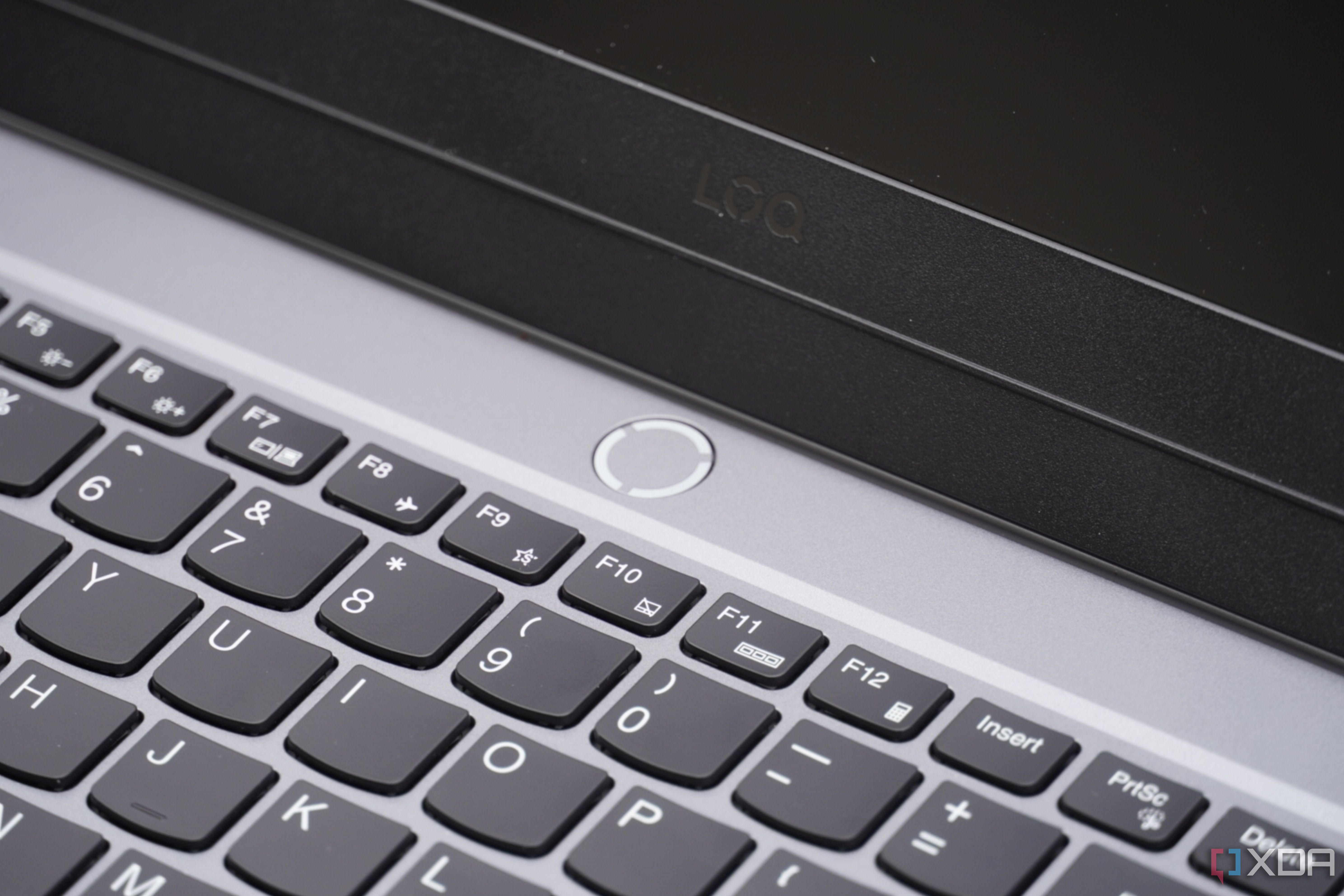 The LOQ logo and power button.