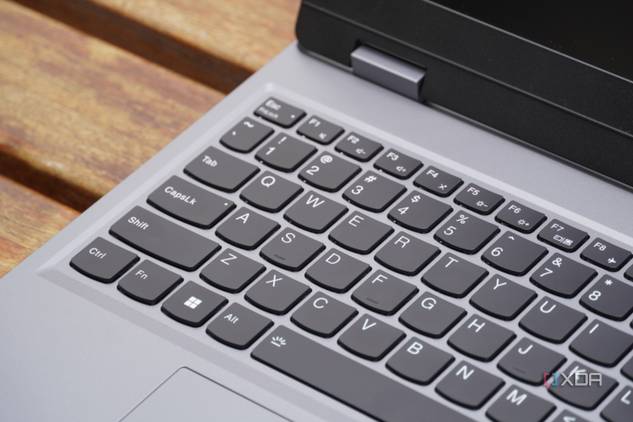 The left side of the Lenovo LOQ 15 keyboard.