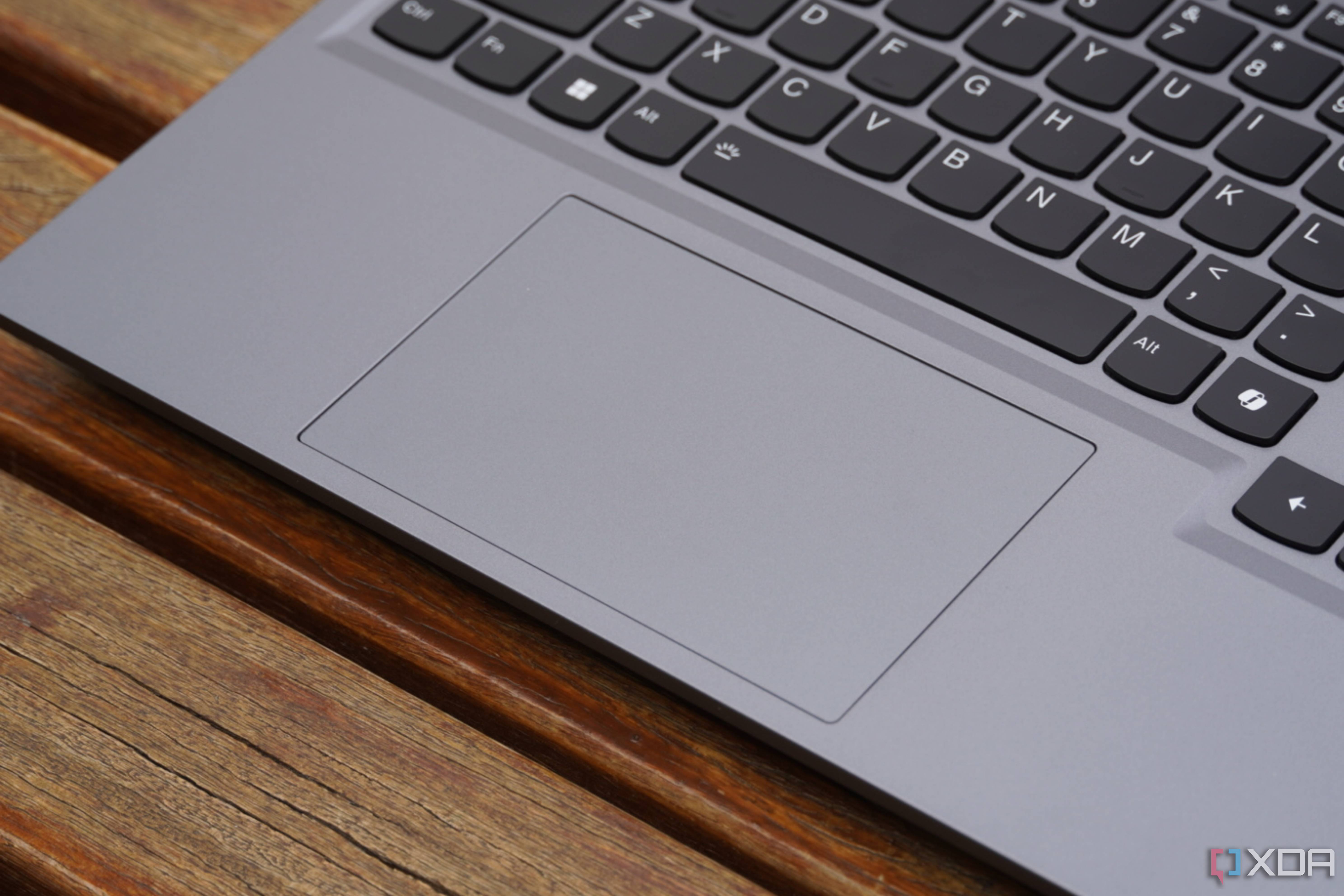The touchpad on the Lenovo LOQ 15.