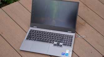 The Lenovo LOQ 15 on the desktop.