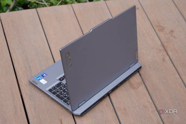 A side view of the Lenovo LOQ 15.