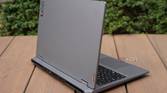 The Lenovo LOQ 15 opened.