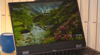 The Lenovo LOQ 15 display.
