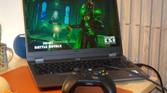 The Fortnite loading screen on the Lenovo LOQ 15.