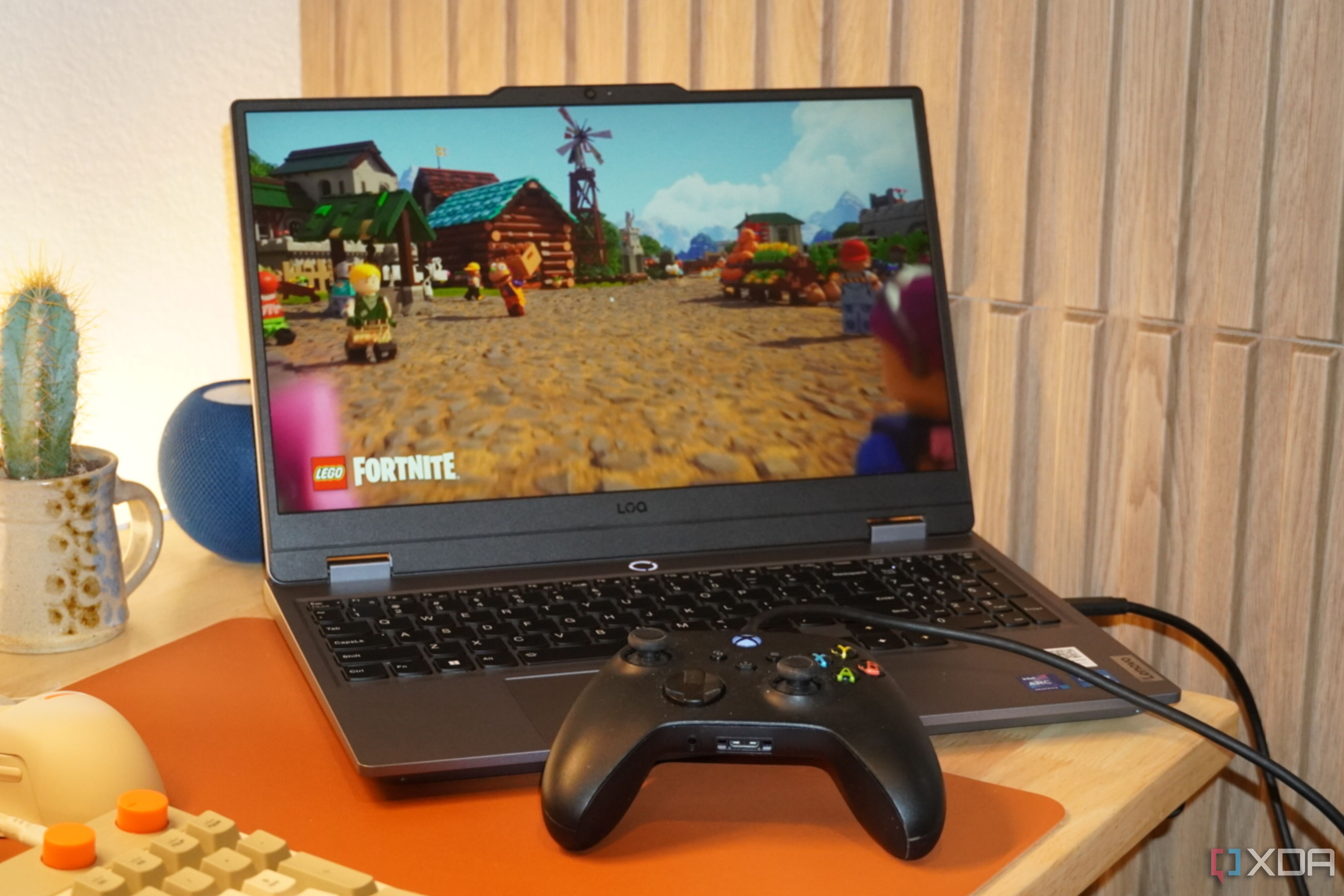The Fortnite loading screen on the Lenovo LOQ 15.