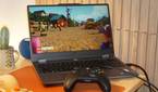 The Fortnite loading screen on the Lenovo LOQ 15.
