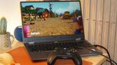 The Fortnite loading screen on the Lenovo LOQ 15.