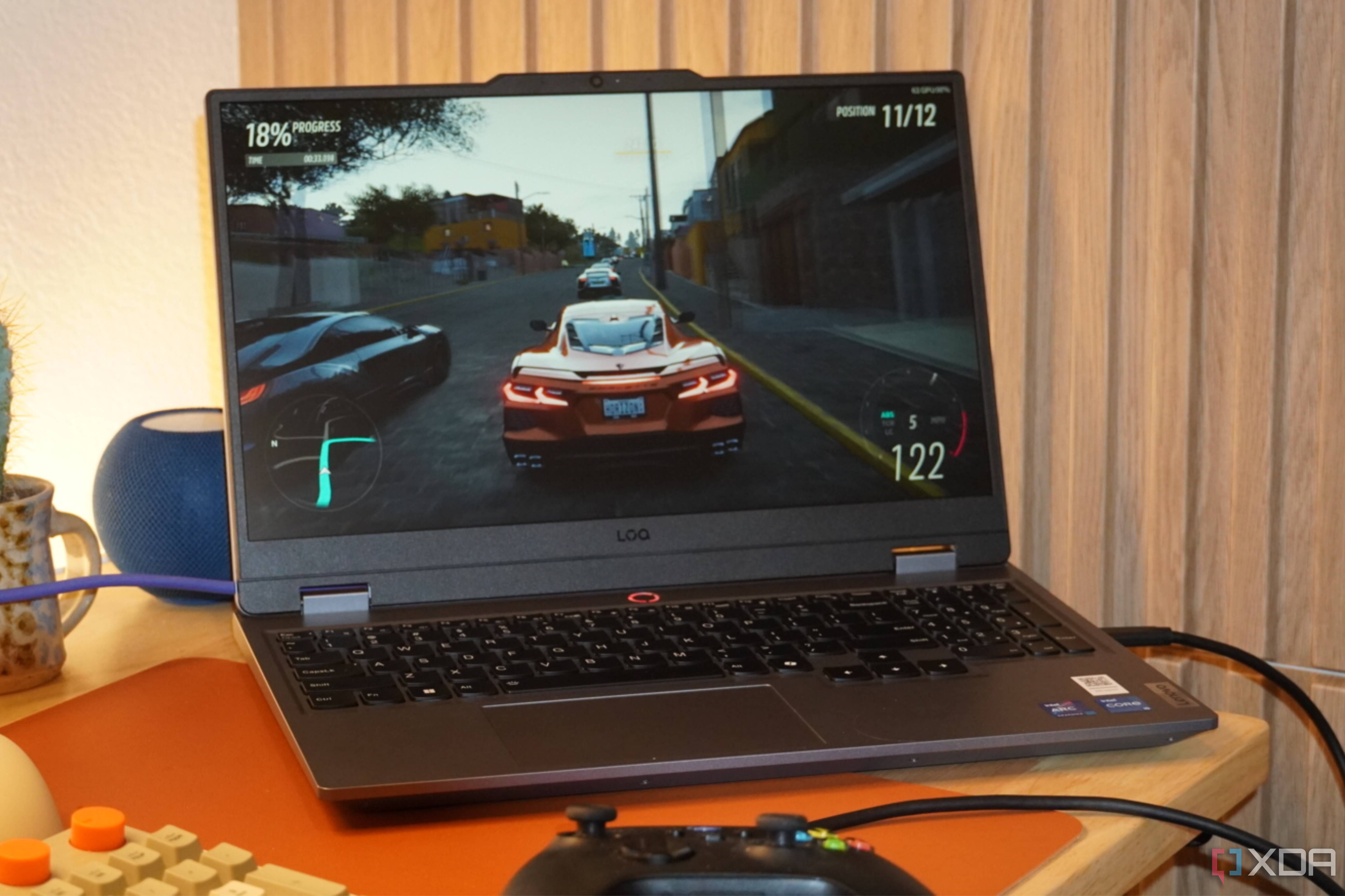 Forza Horizon 5 running on the Lenovo LOQ 15.