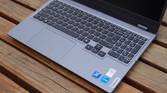 The keyboard and touchpad on the Lenovo LOQ 15.
