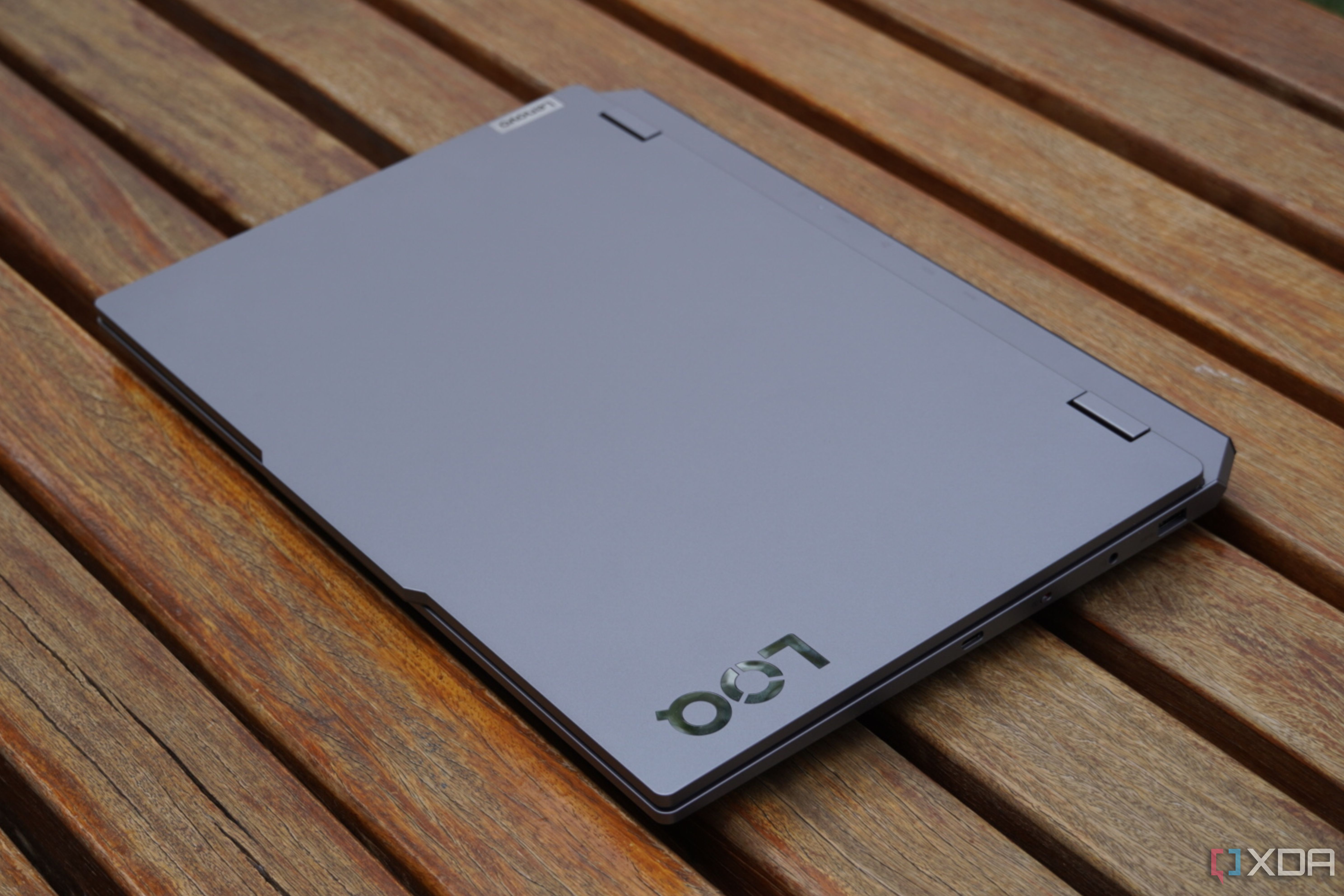 The Lenovo LOQ 15 closed.