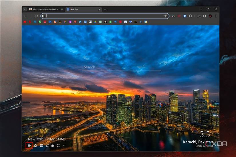 How to change your Google Chrome background