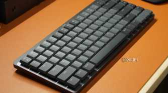 The MX Mechanical Mini on a desk.