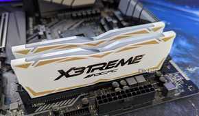 OCPC DDR4 RAM inserted into motherboard