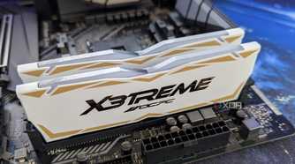 OCPC DDR4 RAM inserted into motherboard