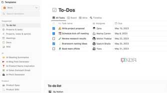 notion templates