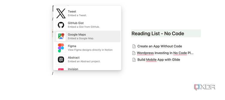Notion integration