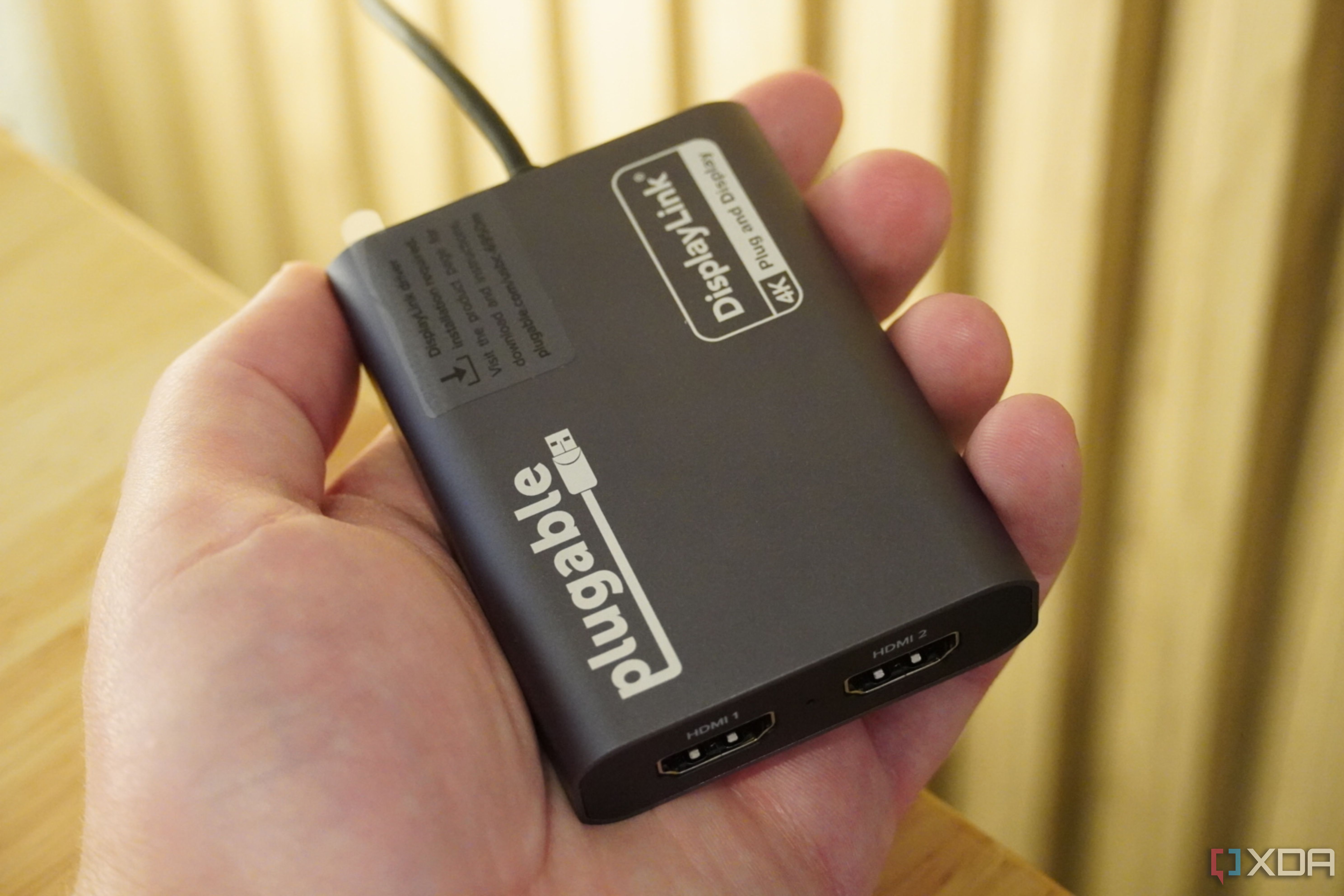 plugable USBC-6950M DisplayLink（4K対応） Plugable USB C to HDMI Adapter, Dual Monitor 4K 60Hz for