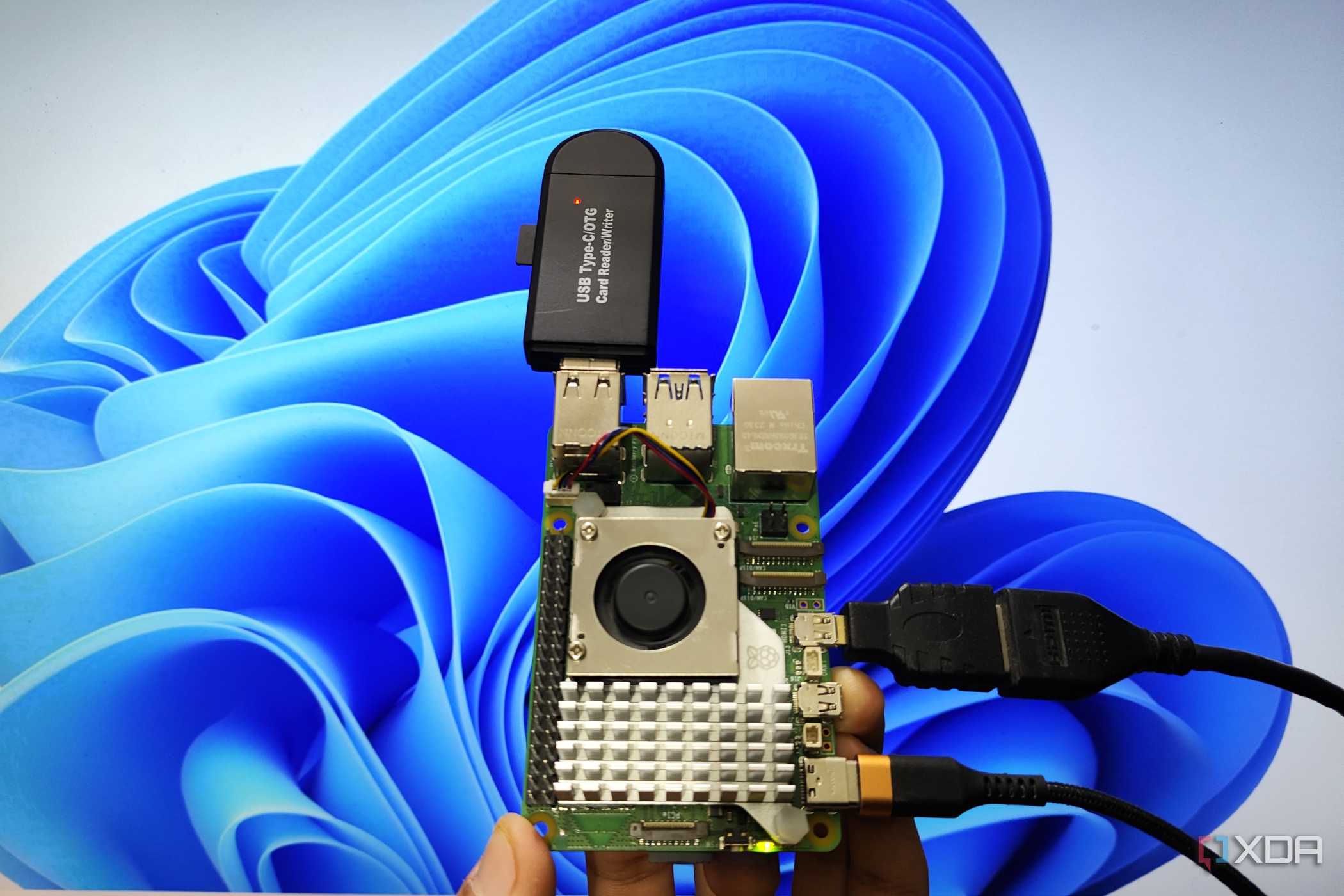 The ARM64 version of Windows 11 running on the Raspberry Pi 5
