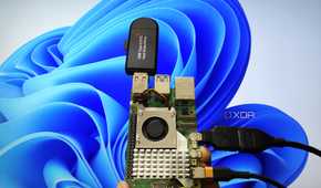 The ARM64 version of Windows 11 running on the Raspberry Pi 5