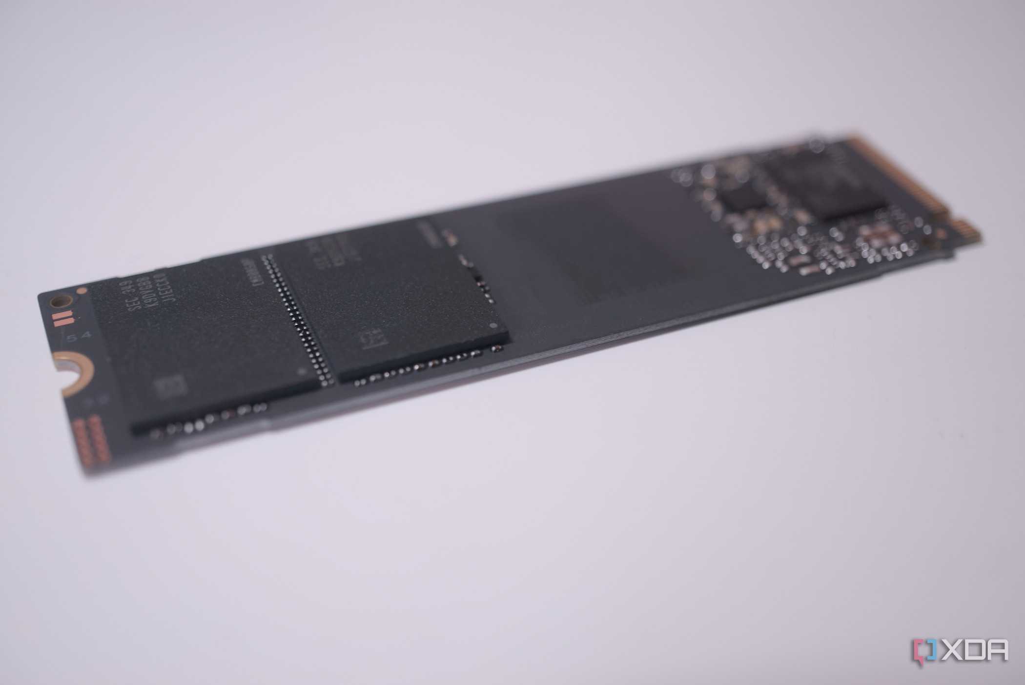 Samsung 990 Evo with the sticker removed