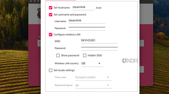 Screenshot of the general settings tab of the Raspberry Pi Imager.
