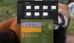 Screenshot of a Windows 11 desktop with Start11