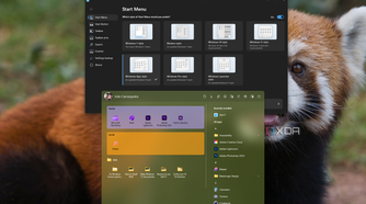 Screenshot of a Windows 11 desktop with Start11