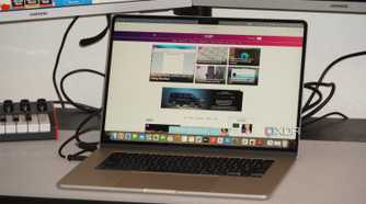 A MacBook connected to a StarTech adapter.