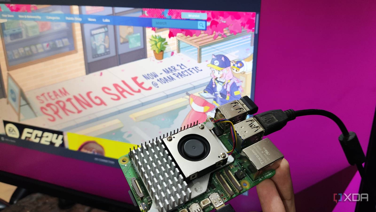 This YouTuber shows off running Steam games on a Raspberry Pi 5
