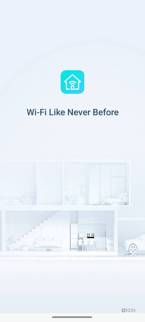 TP-Link Tether app on Android splash screen