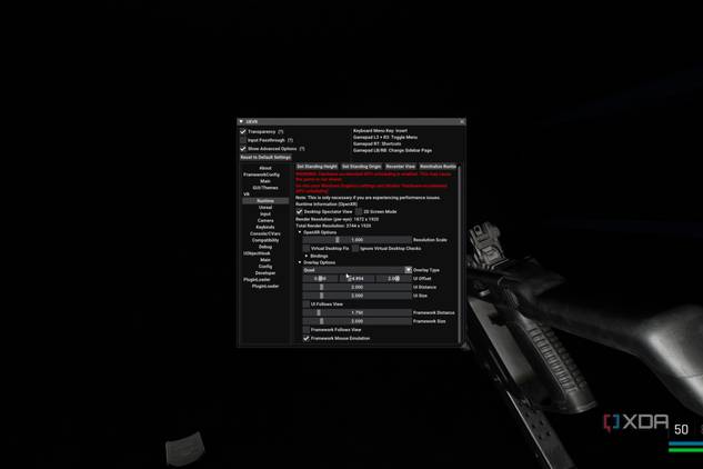 Trepang2 running on the Quest 2 via UEVR Injector