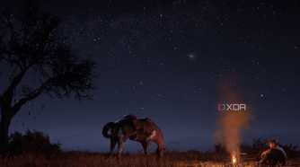 Windows 11 screenshot that shows a Red Dead Redemption 2 Wallpaper with Arthur and his horse in the forefront.