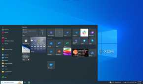 Windows 10 Start menu with an expanded folder containing multiple tiles