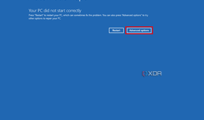 Automatic Repair screen in Windows 11 when the computer fails to boot