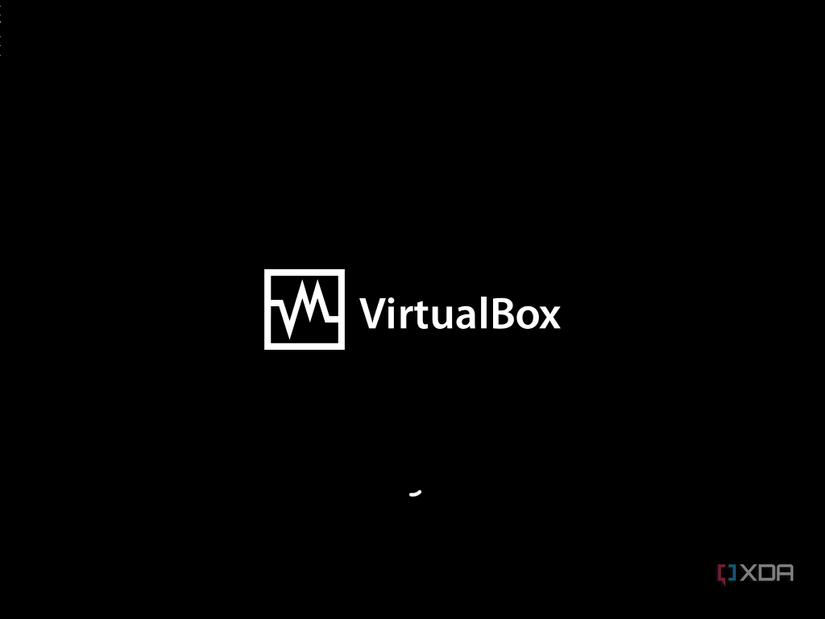 A bootup screen for a Windows 11 virtual machine