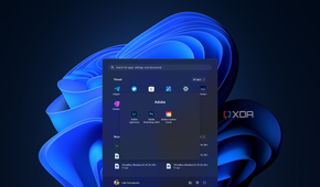 Windows 11 Start menu showing an expanded folder