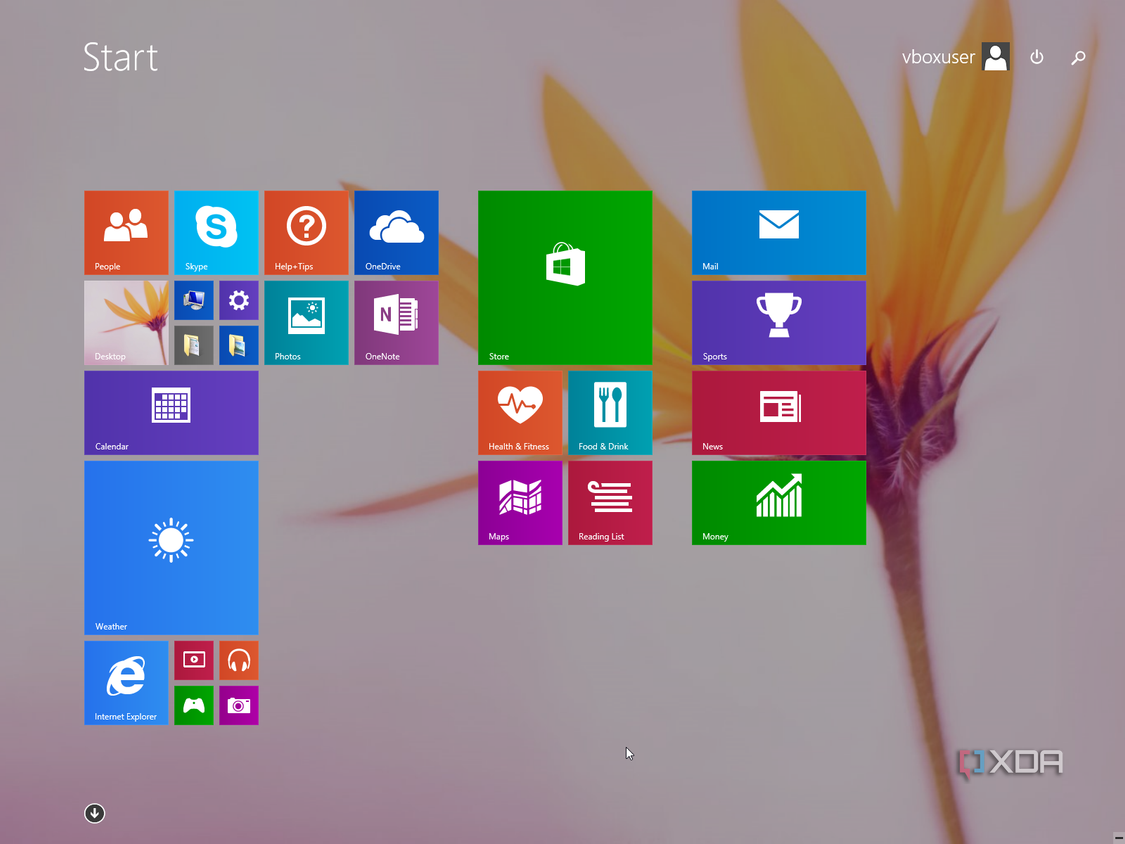 Windows 8.1 Start menu
