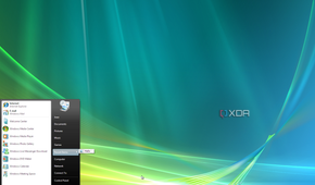 Windows Vista Start menu showing recent documents
