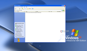Screenshot of Windows XP search with Rover on the side bar