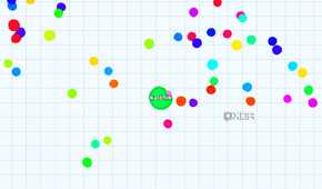 A screenshot showing the Agar IO main game page.